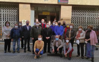 El obispo de Huelva visita por primera vez las instalaciones de nuestro Economato solidario